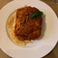 Vegan lasagne  at La Pasta in Siem Reap