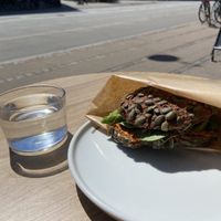 Vegan sandwich 🌱  at Espresso House - Vesterbrogade in Copenhagen