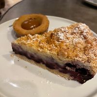 Blueberry pie and salted caramel cookie at Espresso House - Vesterbrogade in Copenhagen