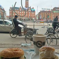 170.-Dkk ca 20€ at Espresso House - Vesterbrogade in Copenhagen