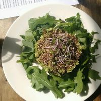 Bean & Spinach bowl at Quinta Verde in The Hague