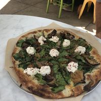 Vegan pizza  at True Food Kitchen in Pasadena