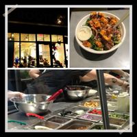 Roots exterior, Southern Bowl, Food bar at Roots Natural Kitchen in Newark