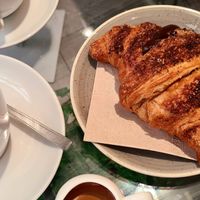 Chocolate croissant at Pappare' in Bologna