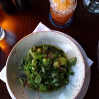 Mix of greens and rhum cocktail at Cafe Sydney in Sydney