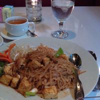 Phad thai at Sweet Basil Thai Cuisine in Chattanooga