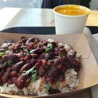 chili sin carne/ velouté d'hiver at Season Square in Paris