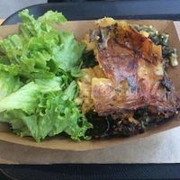 Spinach lasagna at Season Square in Paris