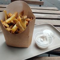 French fries at Season Square in Paris