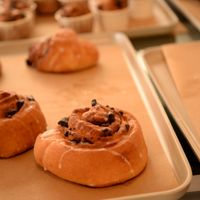 Chocolate buns at Season Square in Paris