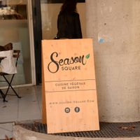 Cute poster at Season Square in Paris