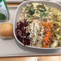 Green curry and raw vegetables  at Season Square in Paris