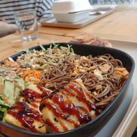 Soba plate at Season Square in Paris