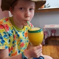 mango orange smoothie is amazing at Melikrini in Athens