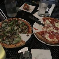 Vegan pizzas (build your own)  at Bollo Woodfired Pizza in Houston