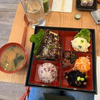 aubergine bento at Tombo in South West London