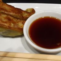 Veggie gyoza at Tombo in South West London