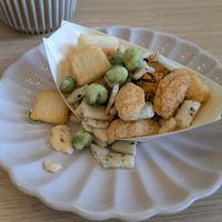 Rice crackers at Tombo in South West London