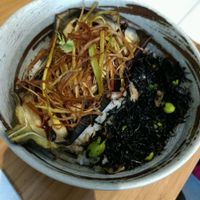 aubergine rice bowl at Tombo in South West London