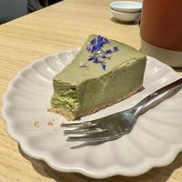 Matcha cheesecake   at Tombo in South West London