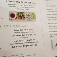Vegan option at Tombo in South West London