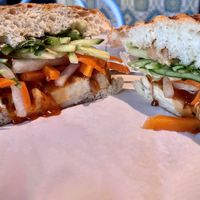 Tofu was cooked to perfection  at Mendocino Farms in Costa Mesa