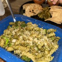 Pesto broccoli pasta  at La Rana Vegana in Cabo San Lucas