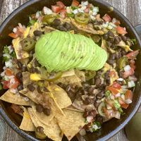 Nachos  at La Rana Vegana in Cabo San Lucas