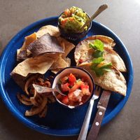 Quesadillas at La Rana Vegana in Cabo San Lucas