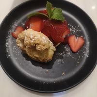 Strawberry Scones at Veganerie - Ratchathewi in Bangkok