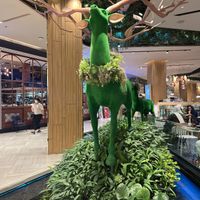 The deer mean you’re headed in the right direction!  at Veganerie - Ratchathewi in Bangkok