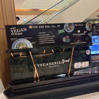 Easy to miss if you’re not looking.  at Veganerie - Ratchathewi in Bangkok