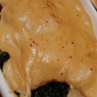 Baked "Cheese" Spinach at Veganerie - Ratchathewi in Bangkok