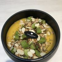 Mango smoothie bowl  at Veganerie - Ratchathewi in Bangkok