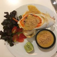 Satay Wrap  at Veganerie - Ratchathewi in Bangkok