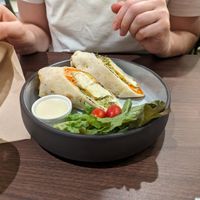 Tofu wrap at Veganerie - Ratchathewi in Bangkok