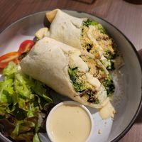 Caesar wrap at Veganerie - Ratchathewi in Bangkok