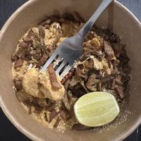 Tom yum Mac n cheese   at Veganerie - Ratchathewi in Bangkok