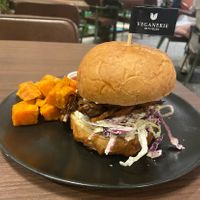 Pulled Pork Burgerr  at Veganerie - Ratchathewi in Bangkok