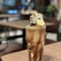 Banana & peanut butter shake - Veganerie (Siam Paragon), Bangkok  at Veganerie - Ratchathewi in Bangkok