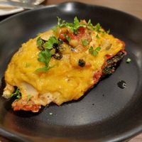 Eggplant lasagna at Veganerie - Ratchathewi in Bangkok