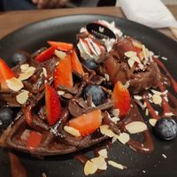 Waffle at Veganerie - Ratchathewi in Bangkok