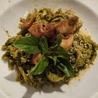 rubbery bits on top at Veganerie - Ratchathewi in Bangkok