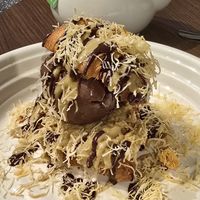 Dubai chocolate croissant at Veganerie - Siam Paragon in Bangkok