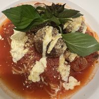 Meatless ball pasta #Veganuary at Veganerie - Siam Paragon in Bangkok