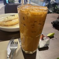 Thai milk tea  at Veganerie - Siam Paragon in Bangkok