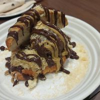 Dubai chocolate croissant at Veganerie - Siam Paragon in Bangkok