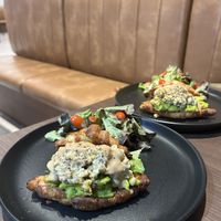 Scrambled tofu croissants  at Veganerie - Ratchathewi in Bangkok