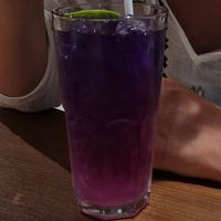 Butterfly Ice Tea at Veganerie - Ratchathewi in Bangkok