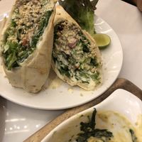 Chicken Wrap.  at Veganerie - Ratchathewi in Bangkok